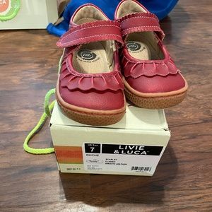 Red Ruche Livie and Luca shoes size 7